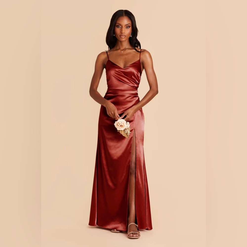 Birdy Grey Shiny Satin Catherine Dress